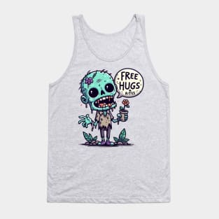 Free hugs and bites - plant lover zombie Tank Top